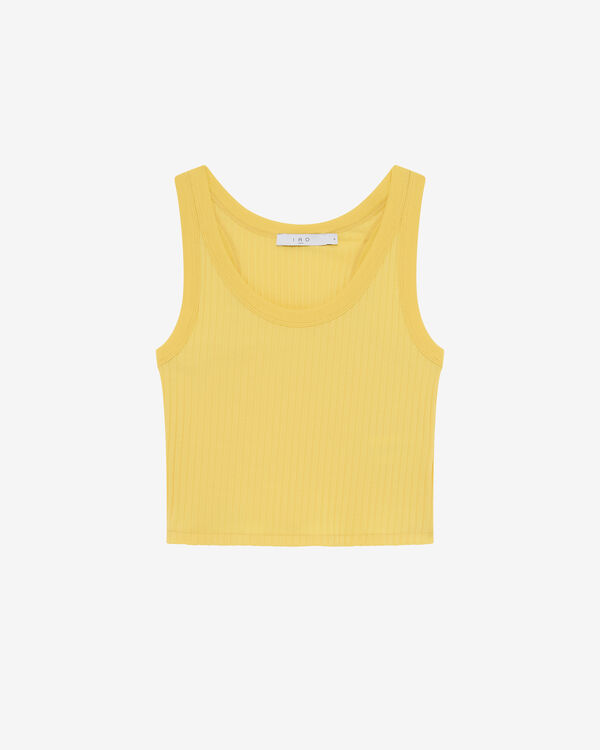 iro DÉBARDEUR CROP CÔTELÉ GRE62