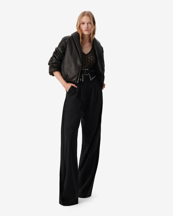 Iro DOUDOUNE EN CUIR BLA01