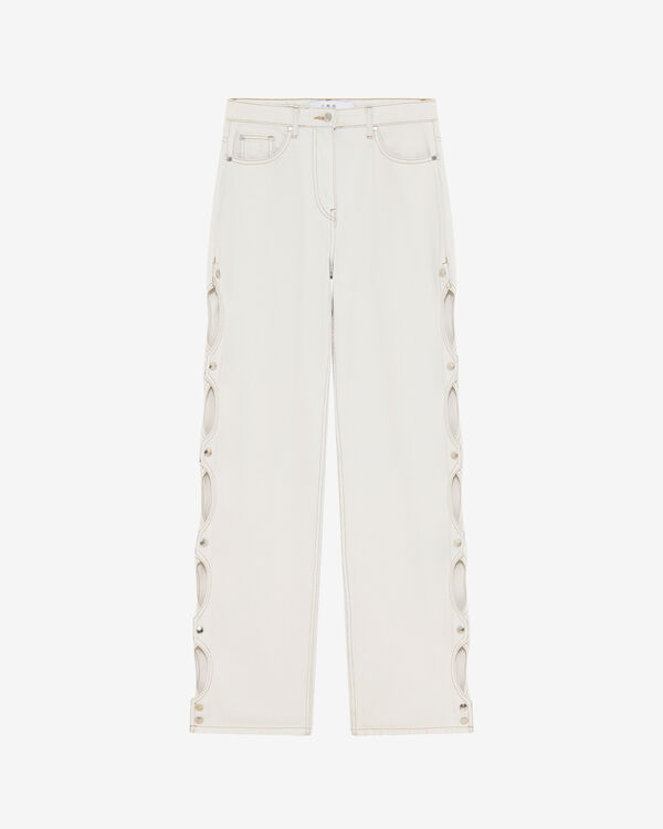 iro JEAN À DÉCOUPES WHI49