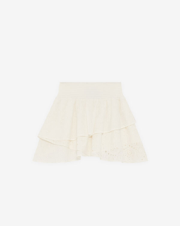 iro JUPE À BRODERIE WHI01