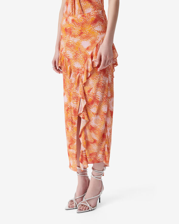 Iro JUPE ASYMÉTRIQUE À IMPRIMÉ MUL02