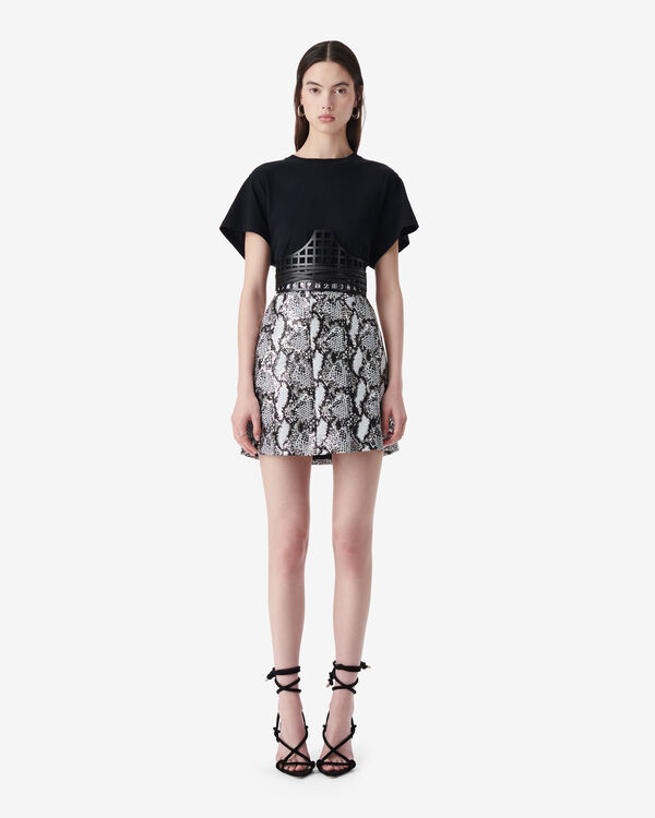 Iro JUPE COURTE À SEQUINS BLA80