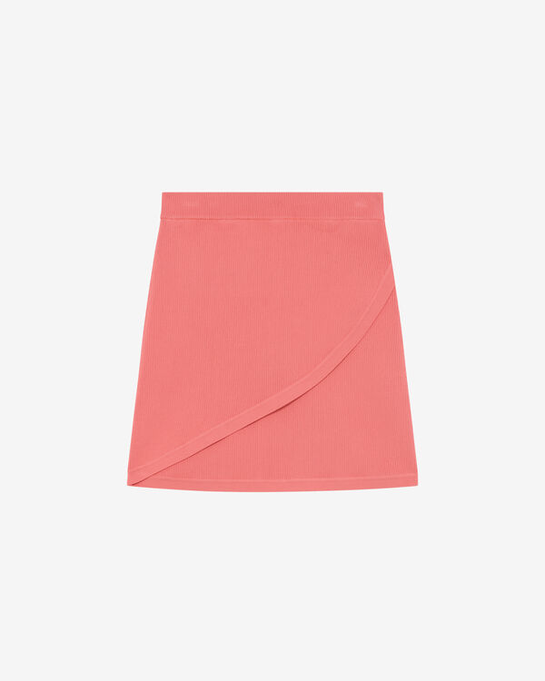 iro JUPE COURTE CÔTELÉE RED10