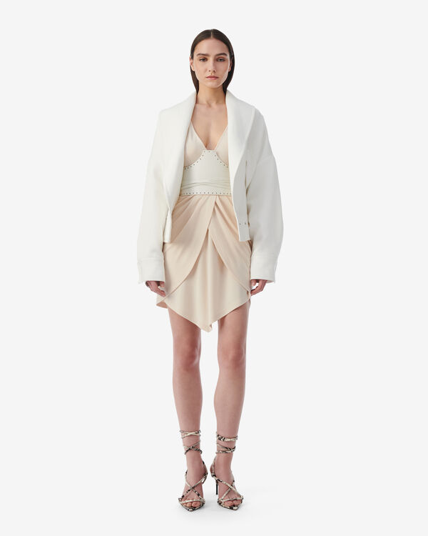 Iro JUPE COURTE DRAPÉE BEI04