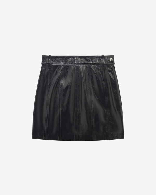 iro JUPE COURTE EN CUIR BLA01