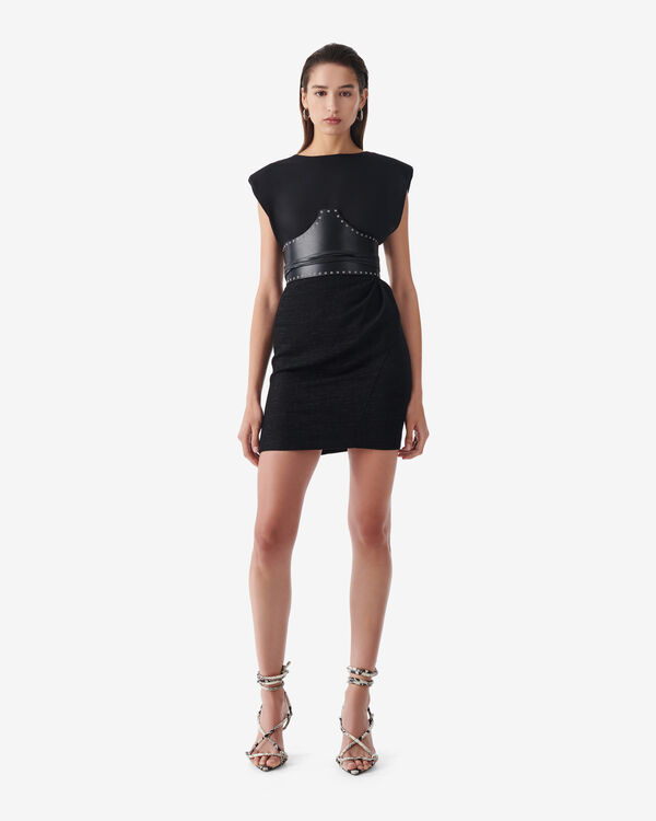 Iro JUPE COURTE LUREX BLA05