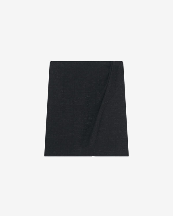 iro JUPE COURTE LUREX BLA05