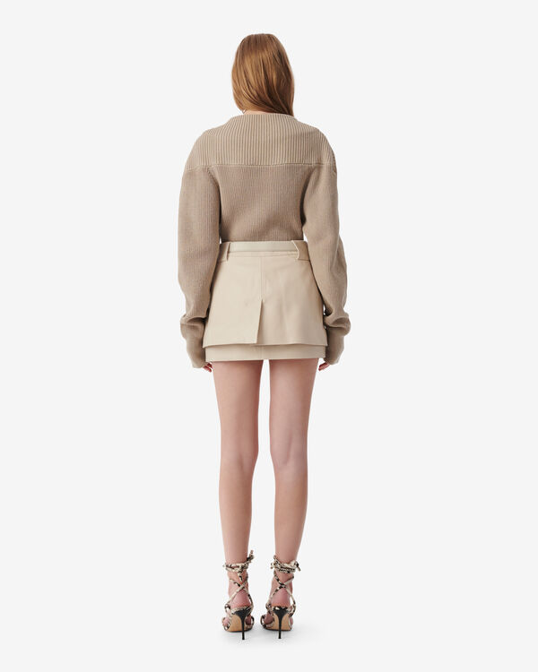 Iro JUPE EN CUIR BLA01