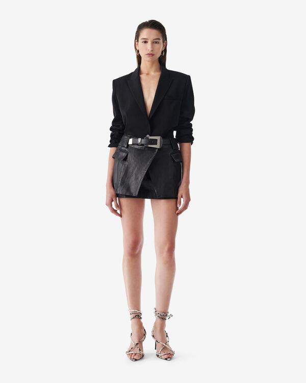 Iro JUPE EN CUIR BLA01