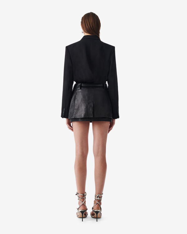 Iro JUPE EN CUIR BLA01