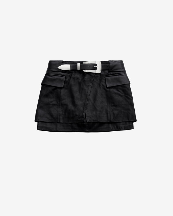 iro JUPE EN CUIR BLA01