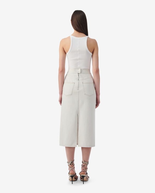 Iro JUPE EN JEAN WHI49