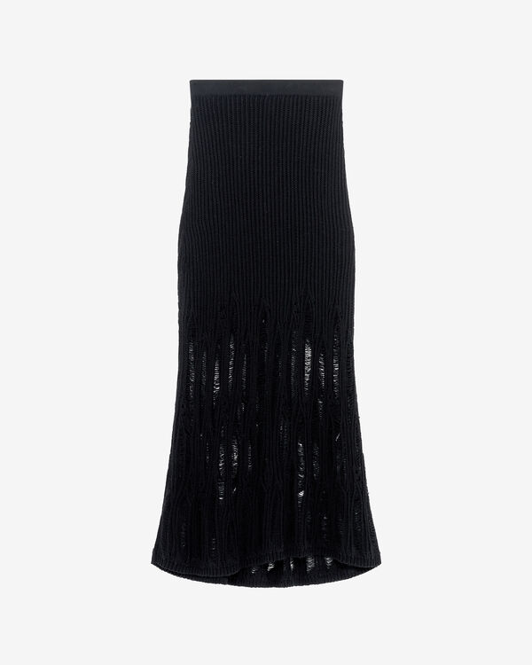 iro JUPE LONGUE EN MAILLE LÂCHÉE BLA01