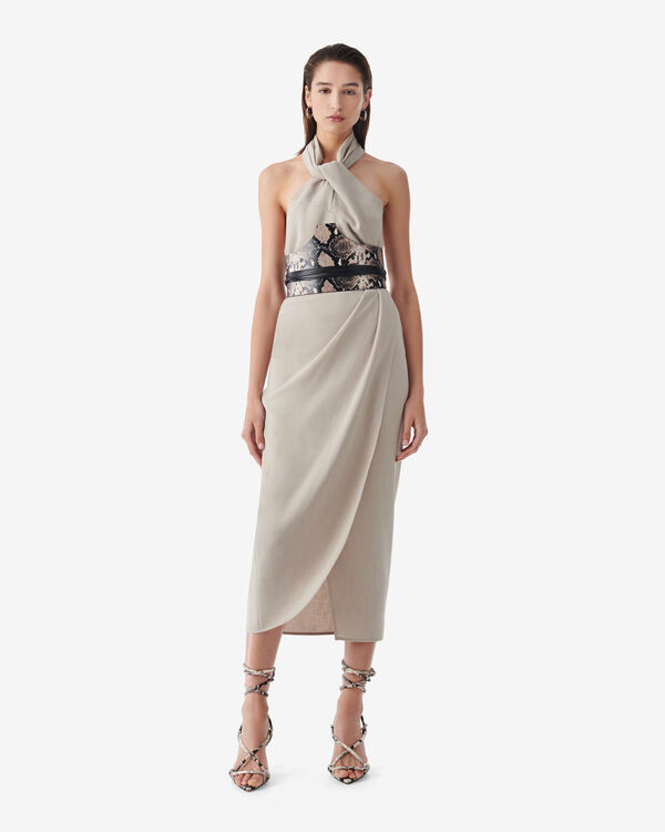 Iro JUPE LONGUE PORTEFEUILLE BLA01