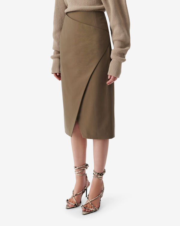 Iro JUPE MI-LONGUE PORTEFEUILLE BLA01