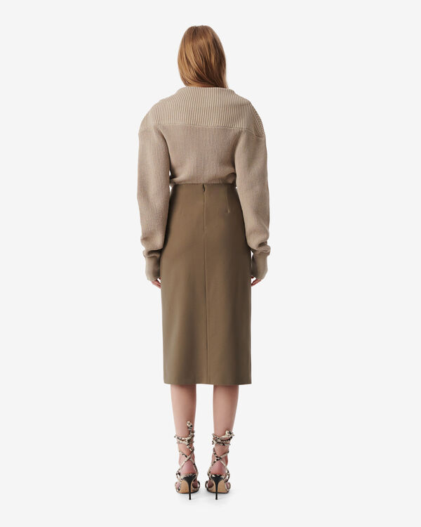 Iro JUPE MI-LONGUE PORTEFEUILLE BLA01