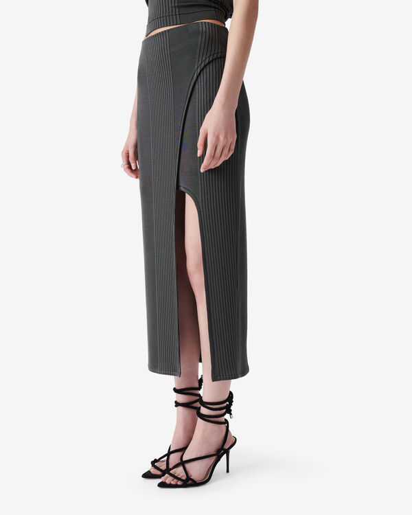 Iro JUPE MIDI PORTEFEUILLE GRY02