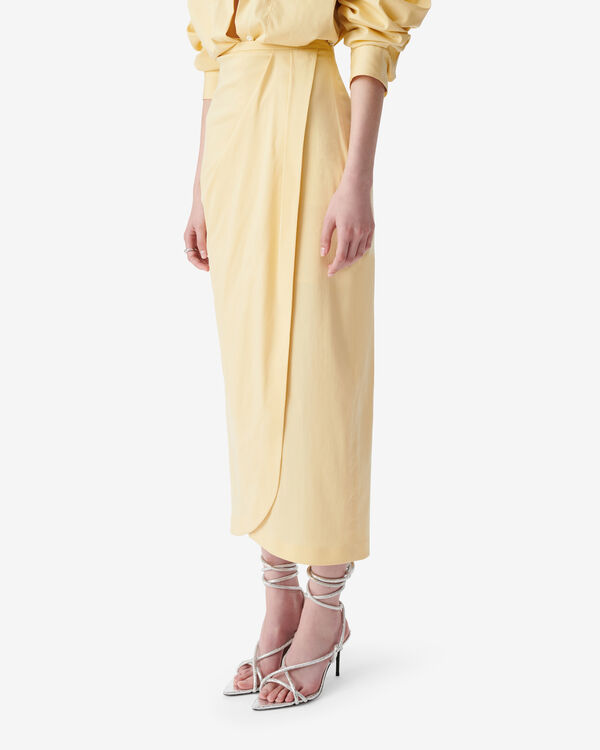 Iro JUPE PORTEFEUILLE YEL02