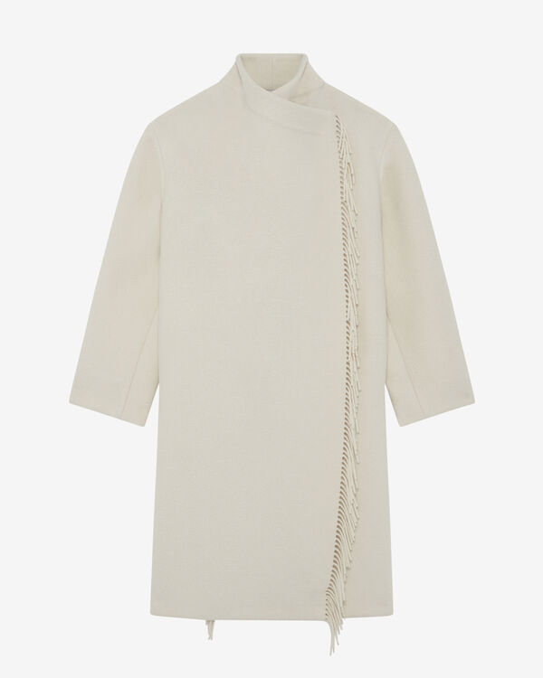 iro MANTEAU À FRANGES BLA01