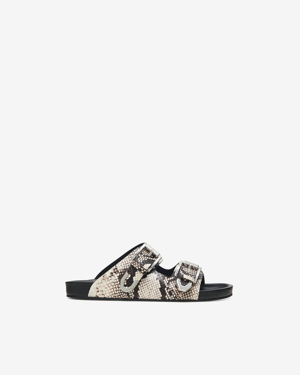 iro MULES PLATES PYTHON BEI85