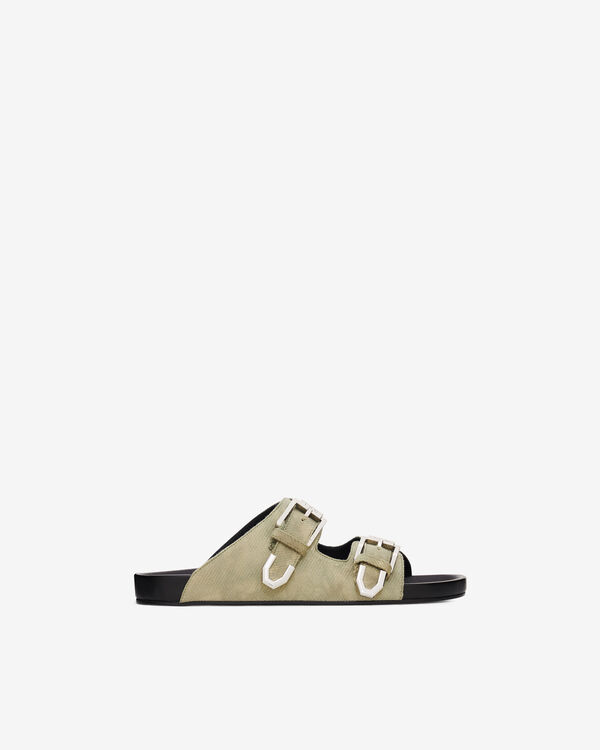 iro MULES PLATES TOILE KAK01