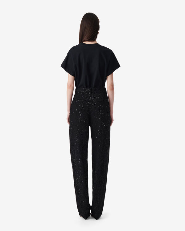 Iro PANTALON À SEQUINS BLA01