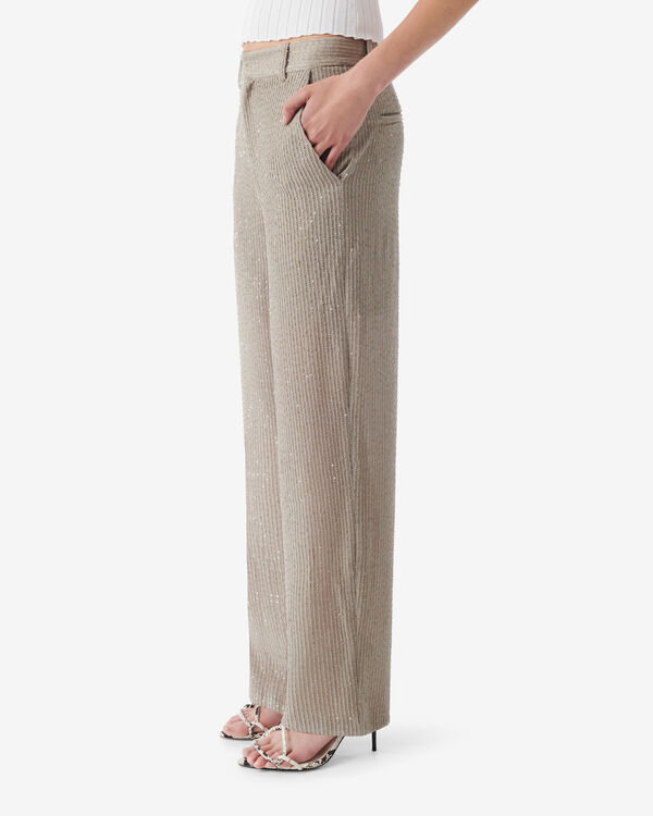 Iro PANTALON À SEQUINS BLA01