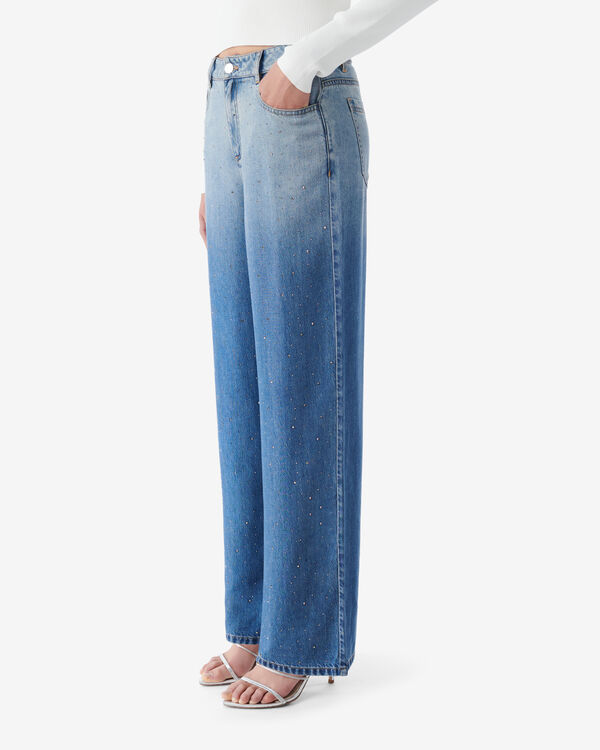 Iro PANTALON À STRASS BLU48