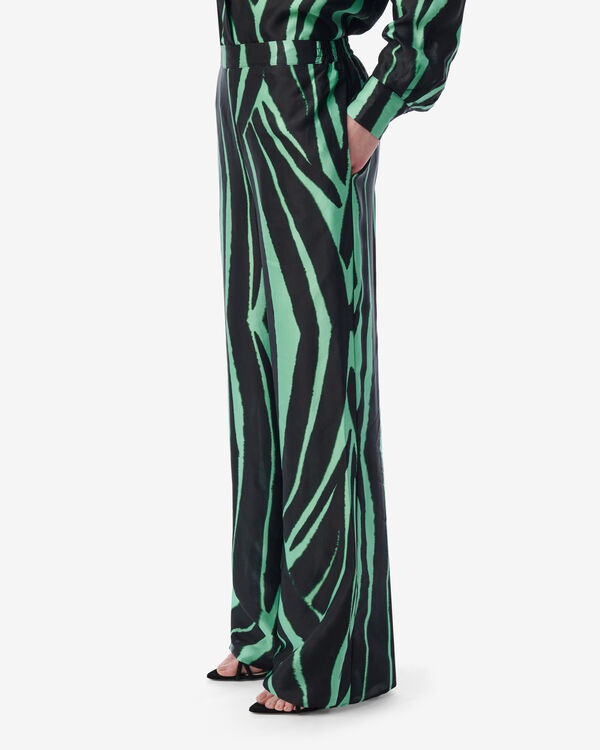 Iro PANTALON DROIT EN SOIE GRE63