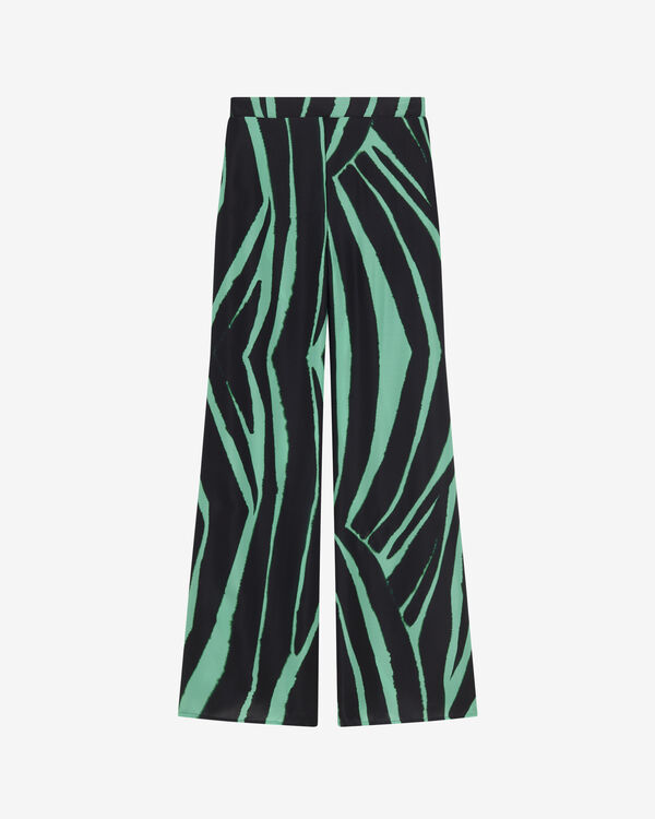 iro PANTALON DROIT EN SOIE GRE63
