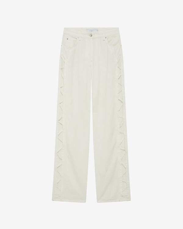 iro PANTALON DROIT WHI16