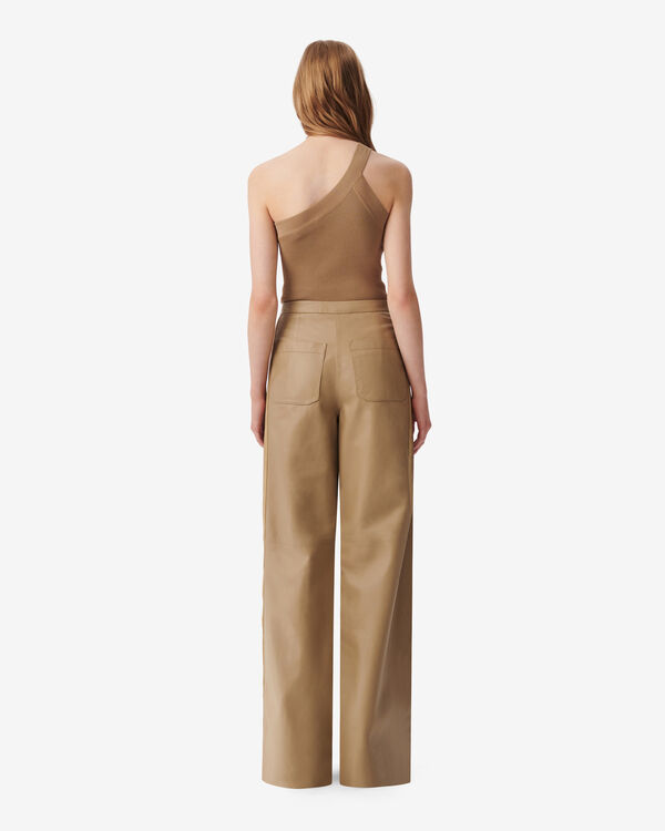 Iro PANTALON EN CUIR BEI32