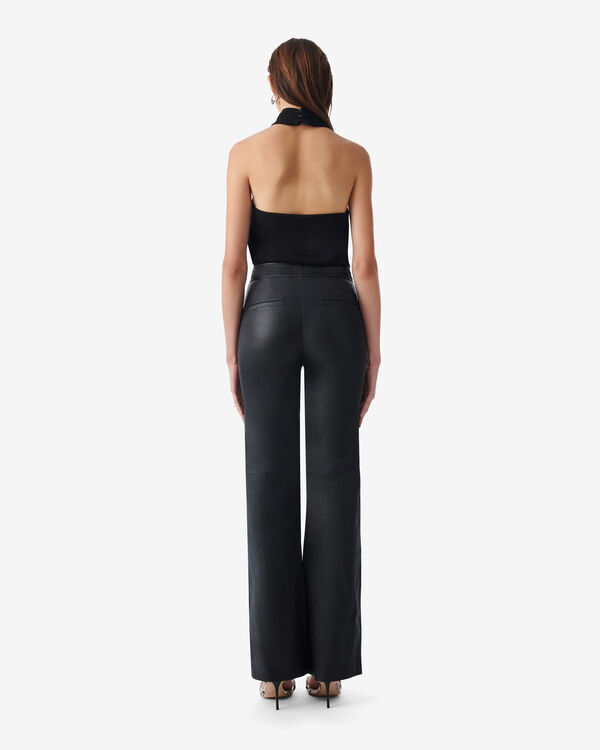 Iro PANTALON EN CUIR BLA01