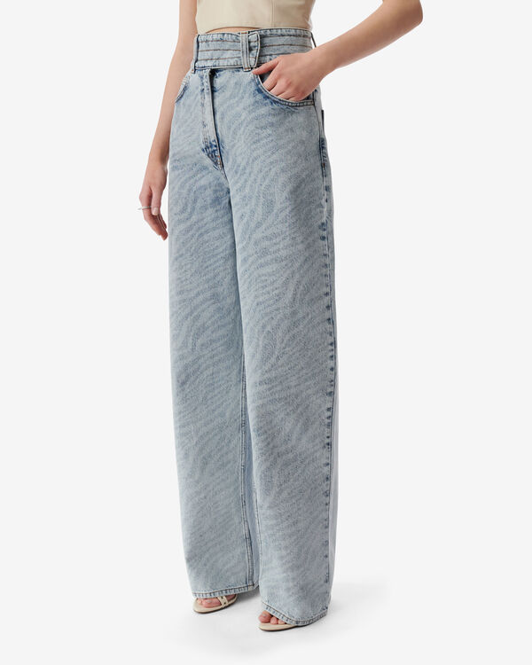 Iro PANTALON LARGE BLU11