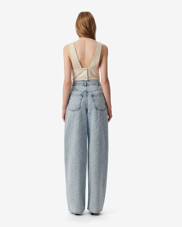 Iro PANTALON LARGE BLU11