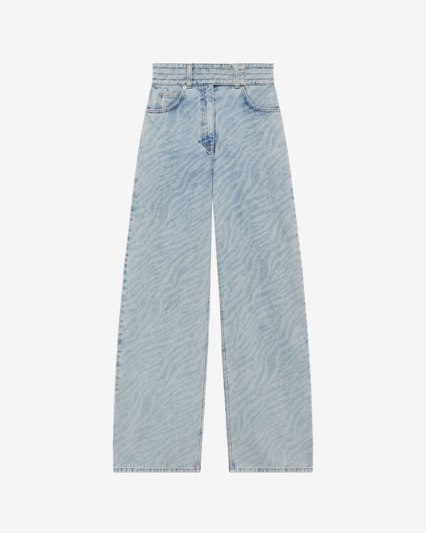 iro PANTALON LARGE BLU11