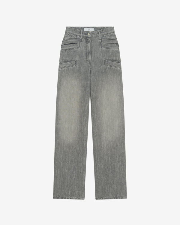 iro PANTALON LARGE EN DENIM GRY49