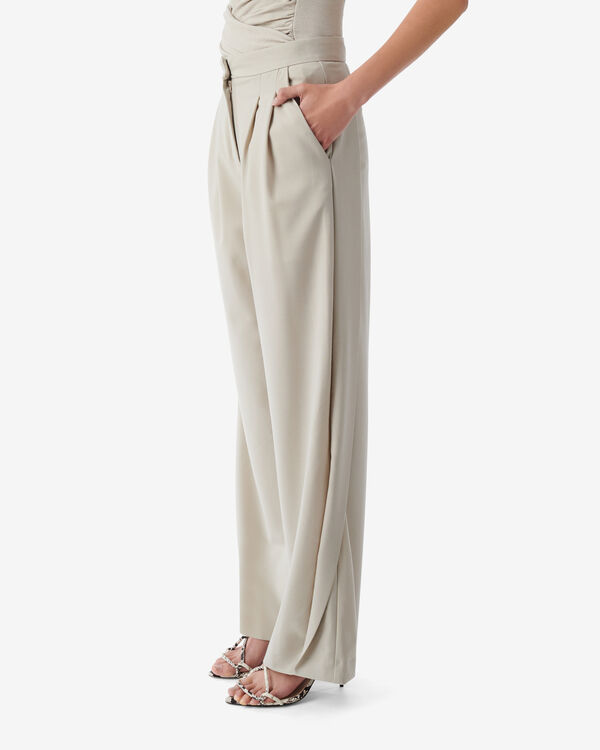 Iro PANTALON TAILLE HAUTE BEI37