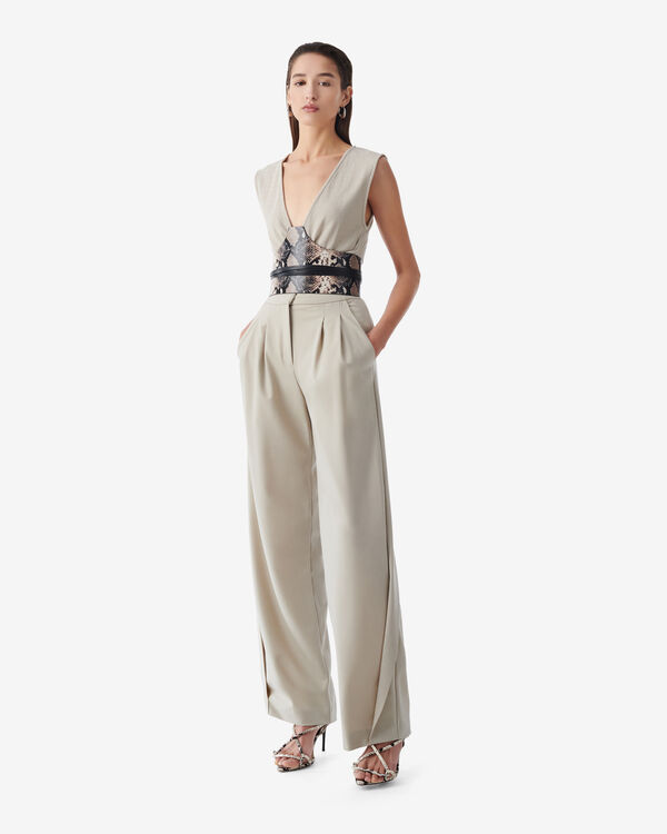 Iro PANTALON TAILLE HAUTE BEI37
