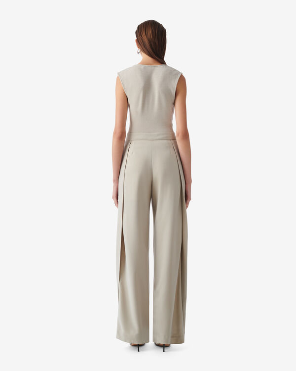 Iro PANTALON TAILLE HAUTE BEI37