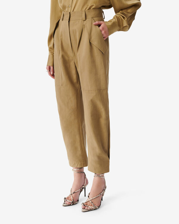 Iro PANTALON TAILLE HAUTE BEI37
