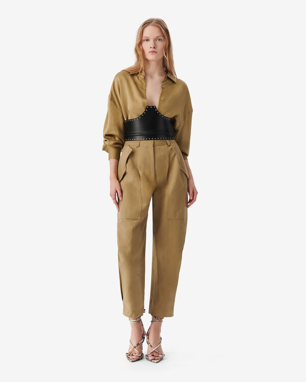 Iro PANTALON TAILLE HAUTE BEI37