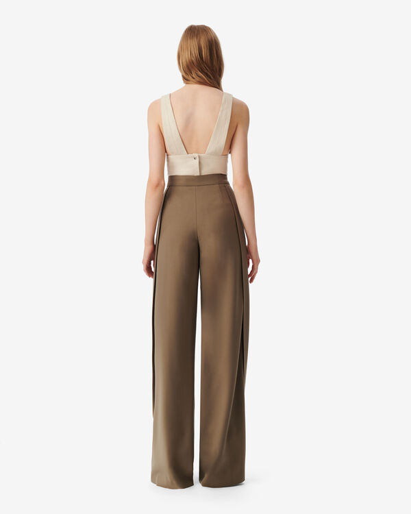 Iro PANTALON TAILLE HAUTE BEI37