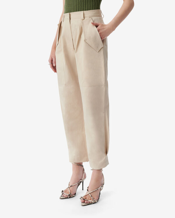 Iro PANTALON TAILLE HAUTE BEI37