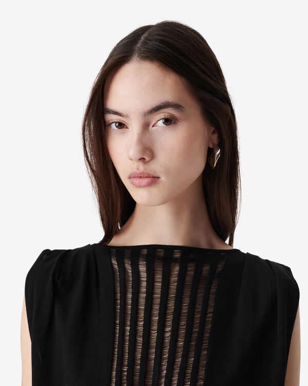 Iro PULL COL CARRÉ BLA01