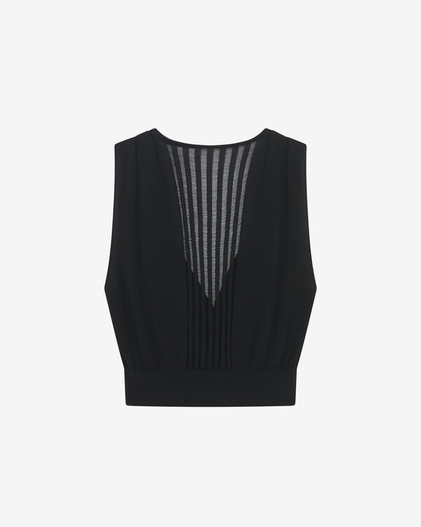 iro PULL COL CARRÉ BLA01