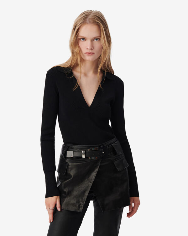 Iro PULL COL POLO BEI32