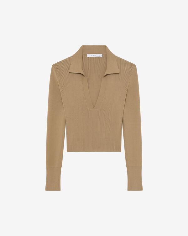 iro PULL COL POLO BEI32