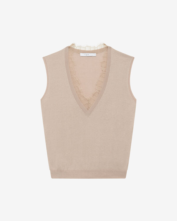 iro PULL COL V BEI37