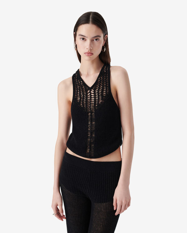 Iro PULL EN MAILLE COL V BLA01